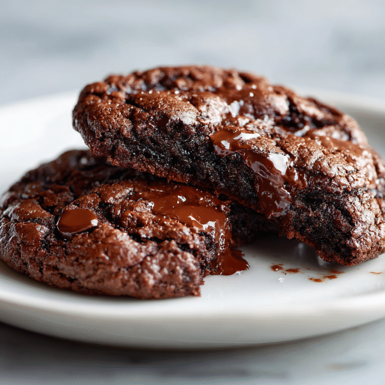 Fudgy Salted Brownie Cookies