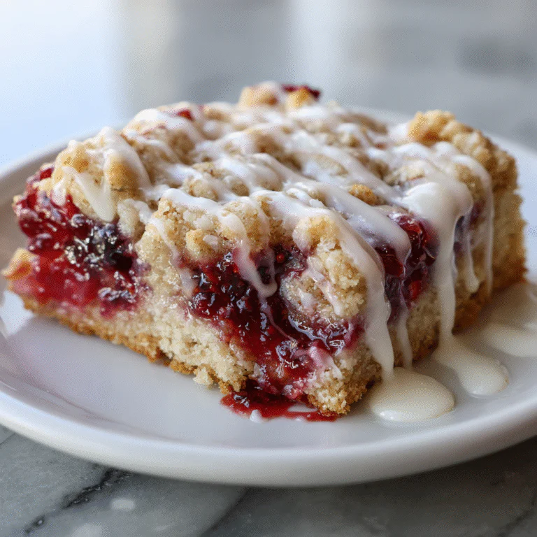 Cranberry Crumble Bars