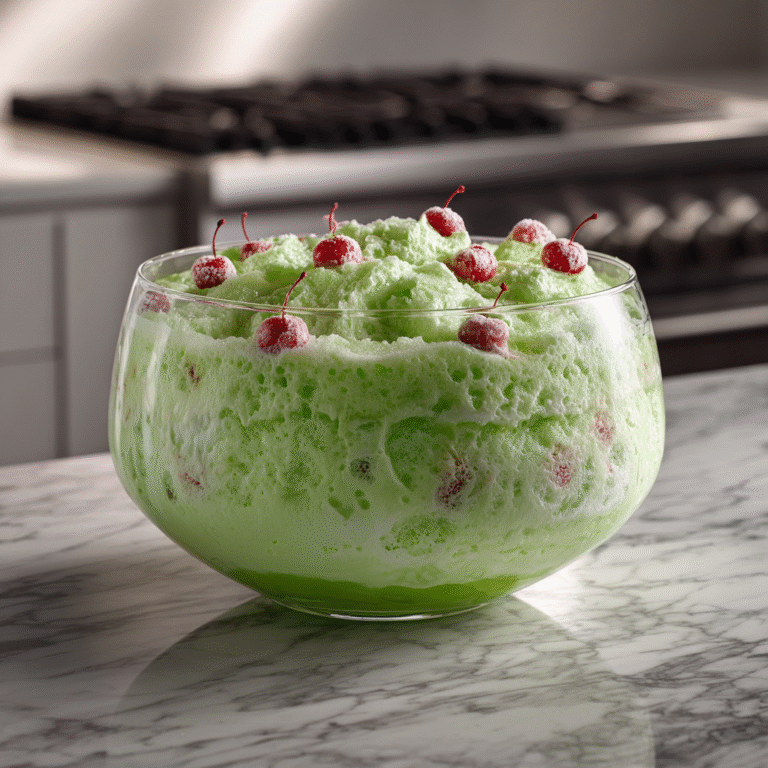 Grinch Green Sherbet Punch