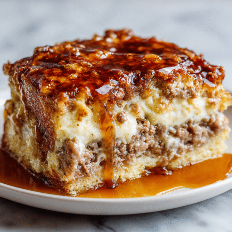 Pancake Sausage Casserole