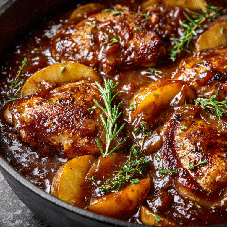 Skillet Apple Cider Chicken