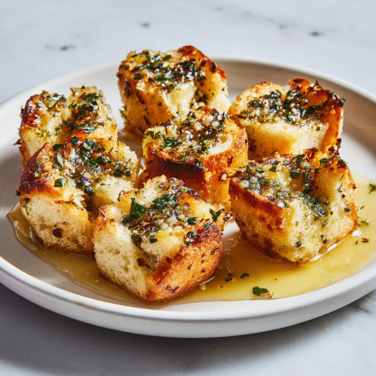 Garlic Butter Bread Bites
