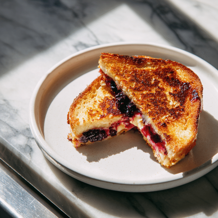 Gourmet Blackberry Brie Melt