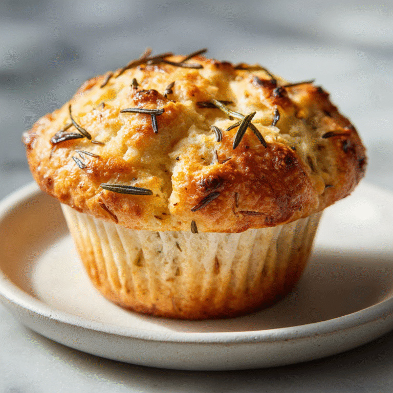 Easy Rosemary Focaccia Muffins