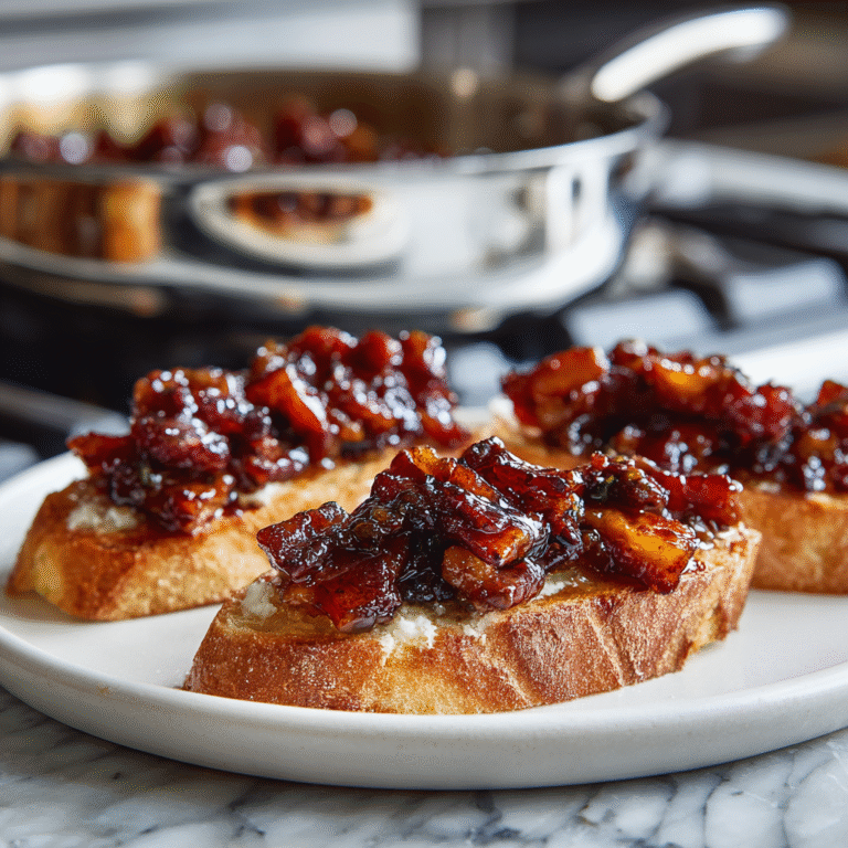 Million Dollar Bacon Crostini