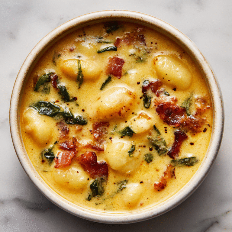 Creamy Bacon Gnocchi Soup