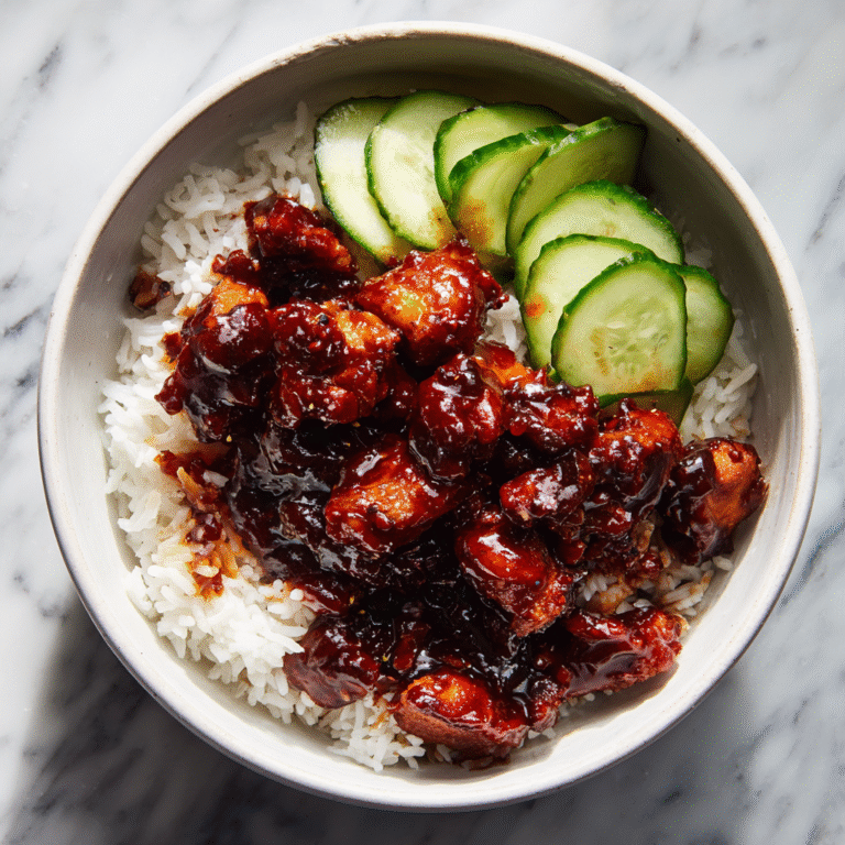 Sticky Honey Gochujang Chicken