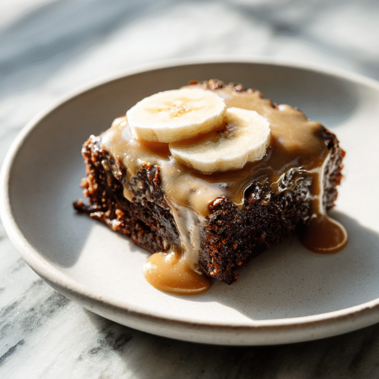 Fudgy Banana Brownies