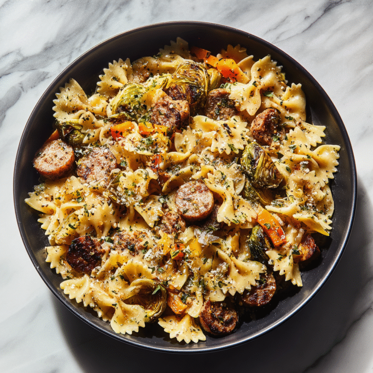 Cozy Autumn Sausage Pasta