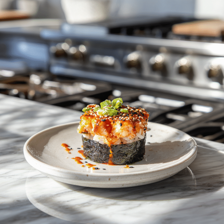 Easy Baked Salmon Sushi Bites