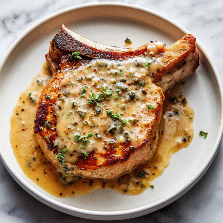 Creamy Boursin Pork Chops