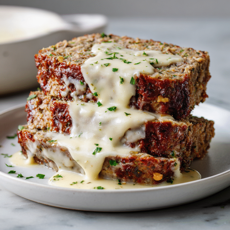 Garlic Parmesan Meatloaf Recipe