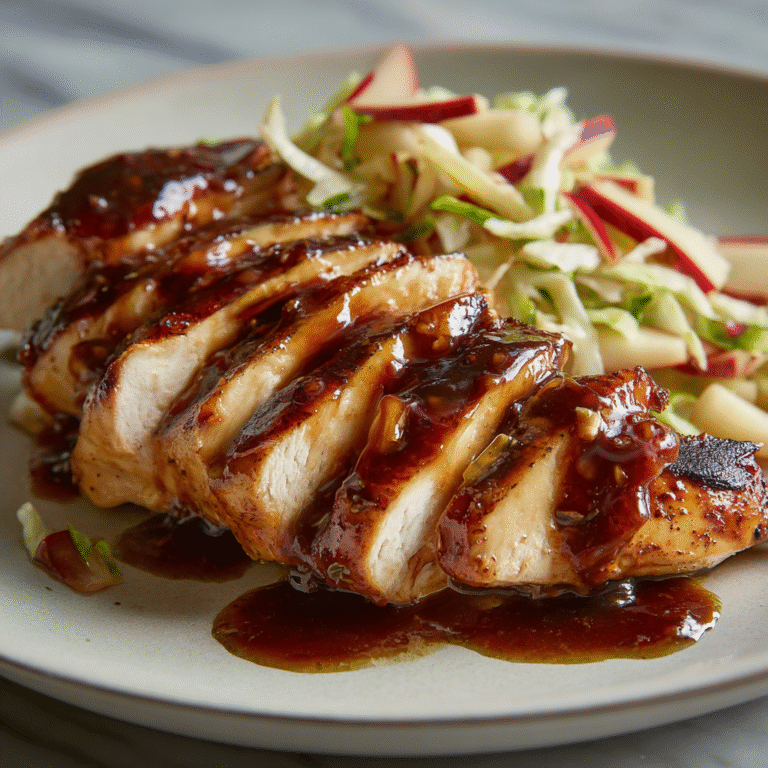 Sticky Apple Cider Chicken