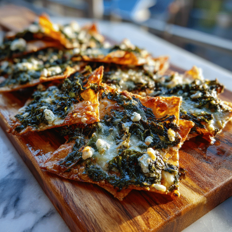 Mediterranean Spinach Feta Crisps