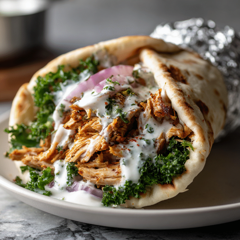Slow Cooker Chicken Shawarma