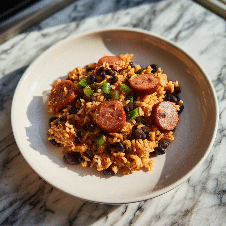 Sausage and Rice Skillet”