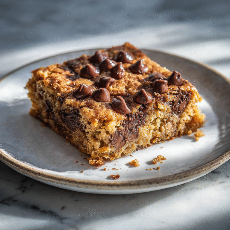Chewy Chocolate Banana Bars