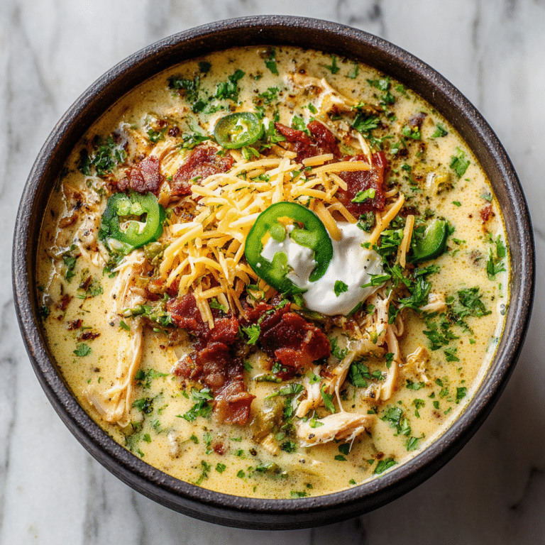 Spicy Jalapeño Popper Chicken Soup