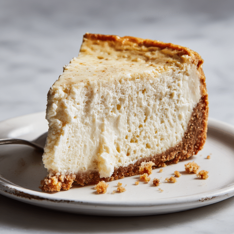 Vanilla Bean Brown Butter Cheesecake