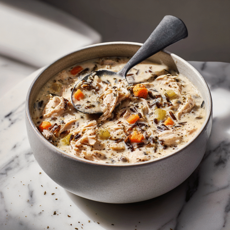 Crockpot Chicken Wild Rice Soup