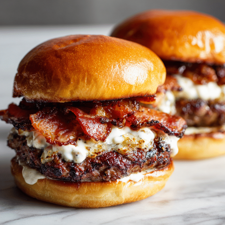 Ultimate Garlic Butter Smash Burgers