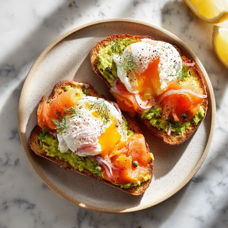 Smoked Salmon & Avocado Toast