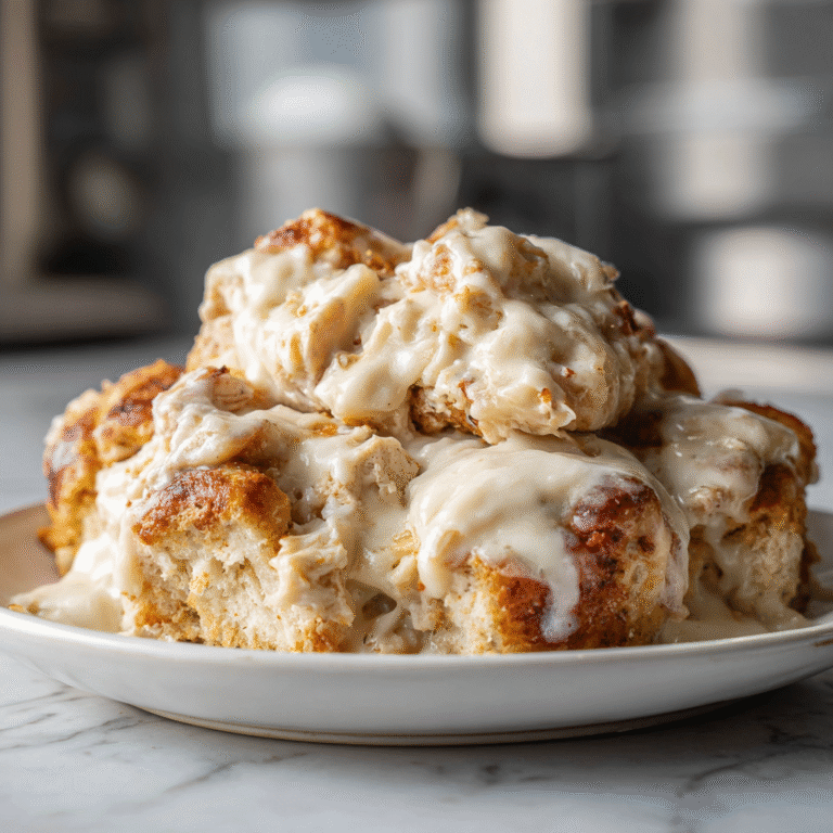 Savory Chicken Alfredo Bread