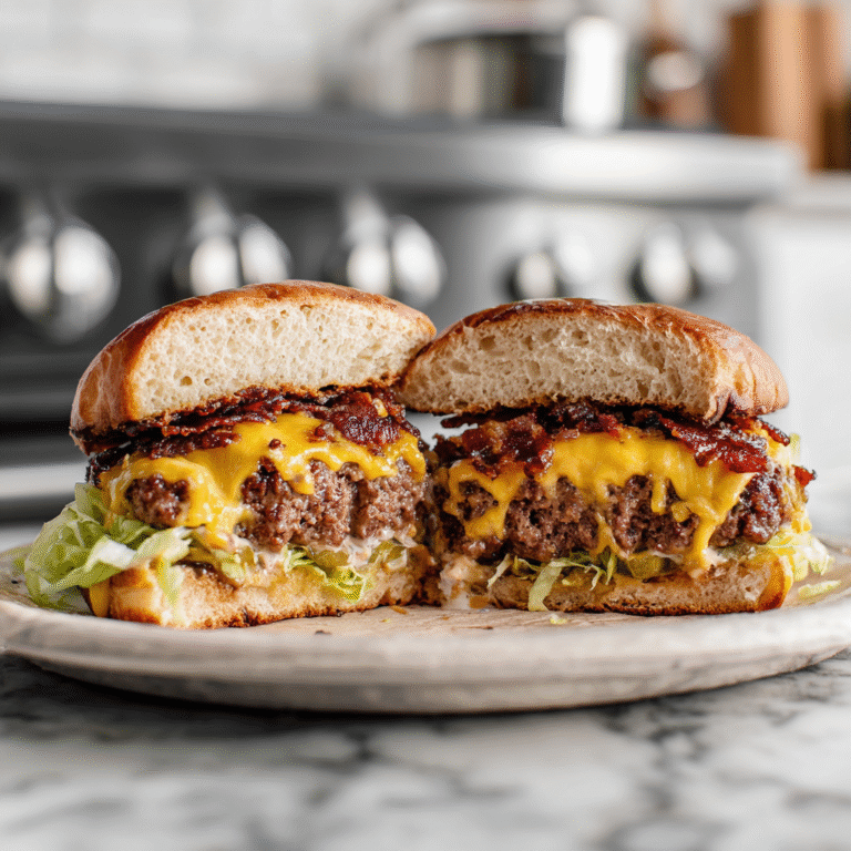 Bacon Cheddar Ranch Burgers