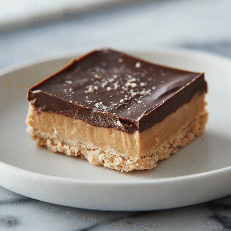 No-Bake Peanut Butter Bars