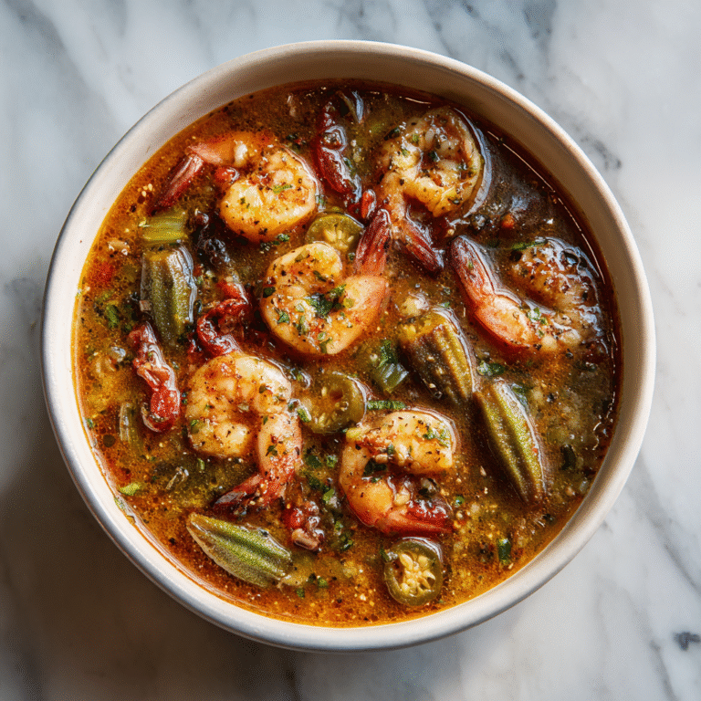 Authentic Shrimp and Okra Gumbo