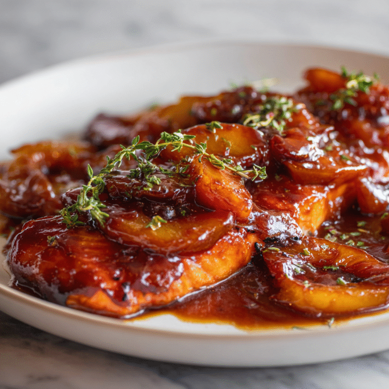 Ultimate Bourbon Peach Salmon