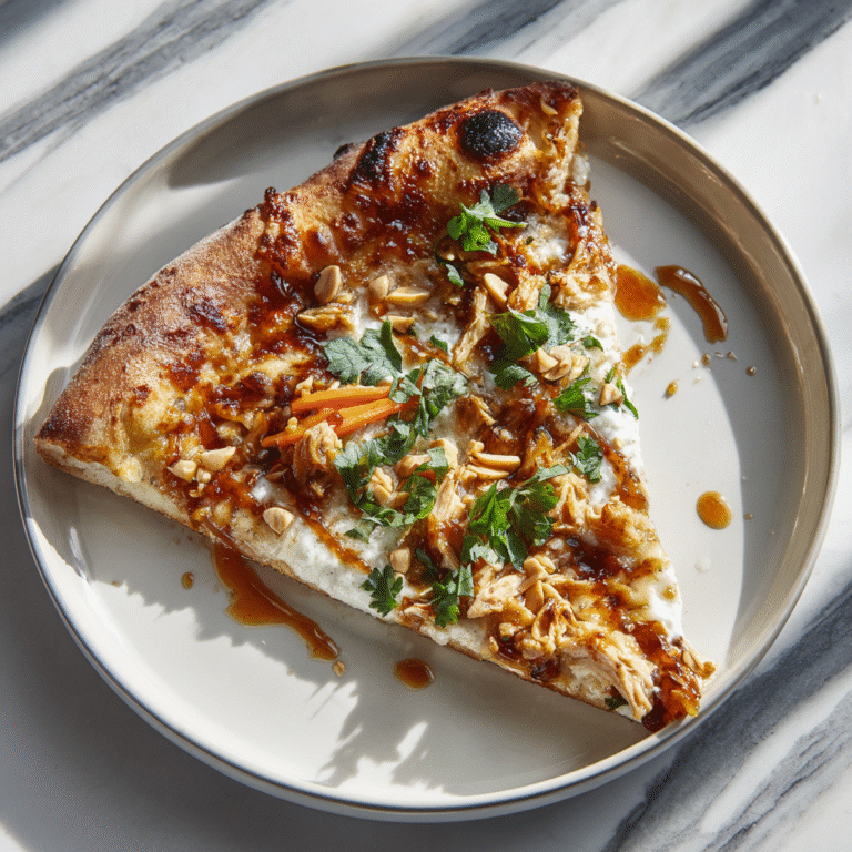 Thai Peanut Chicken Pizza