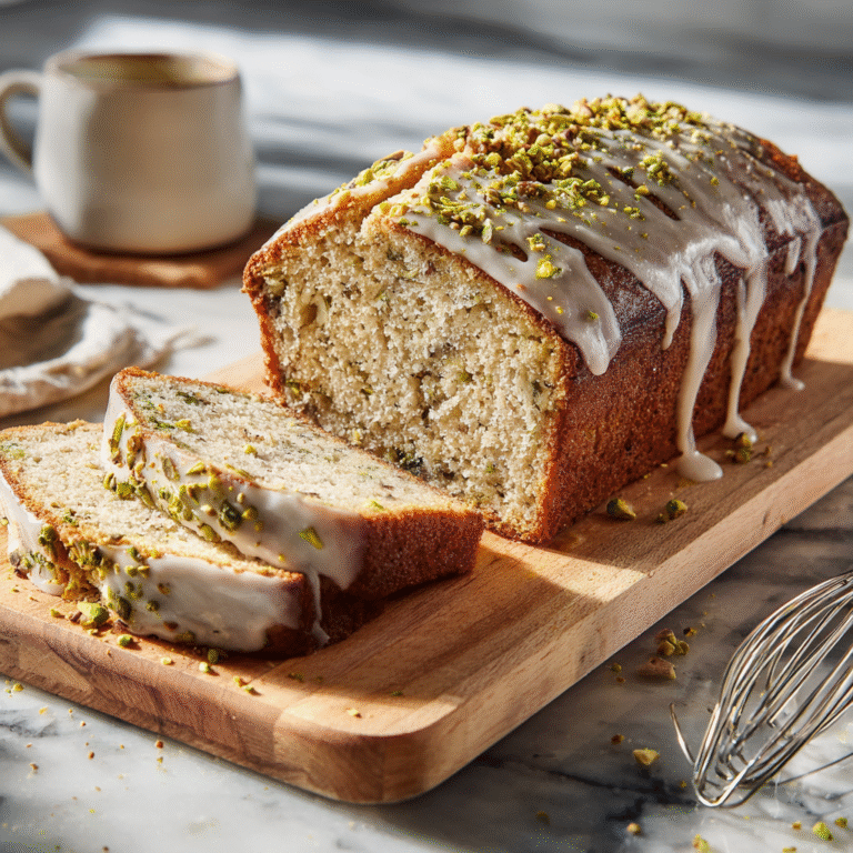Pistachio Pudding Bread