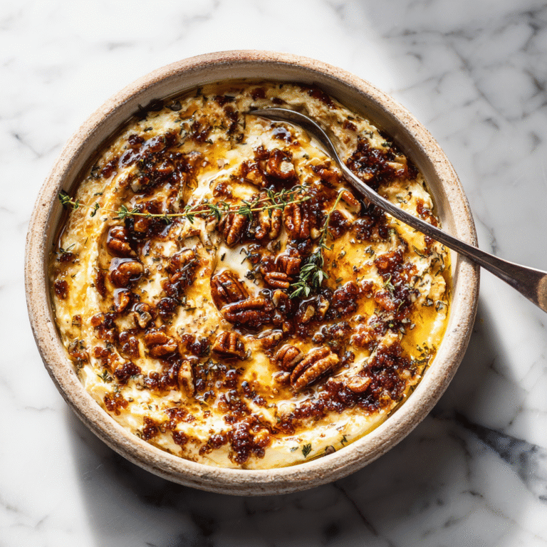 Easy Baked Feta Dip Fig Jam Pecans
