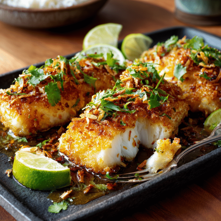 Coconut Crusted Fish