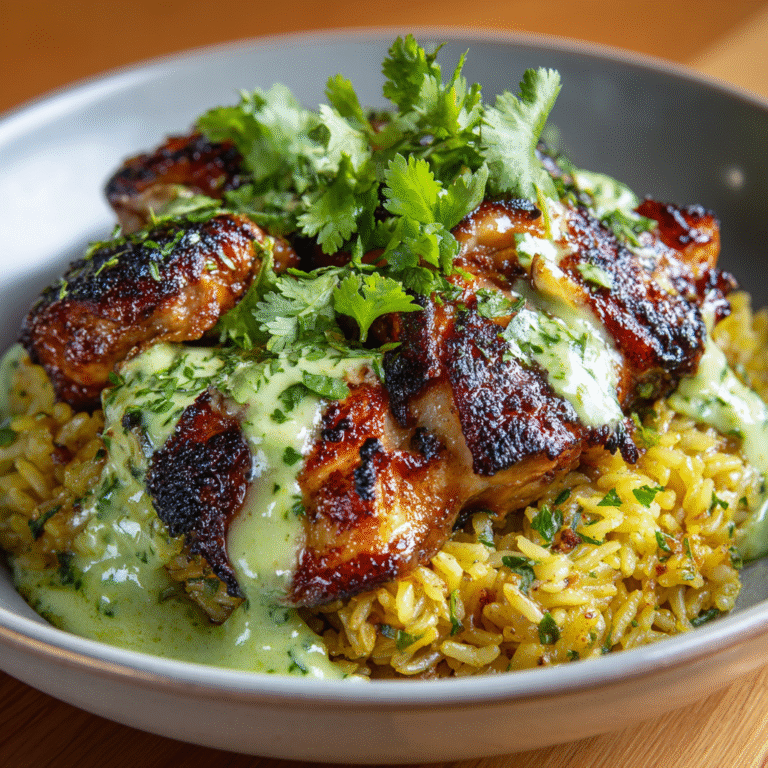 Peruvian Chicken Green Sauce