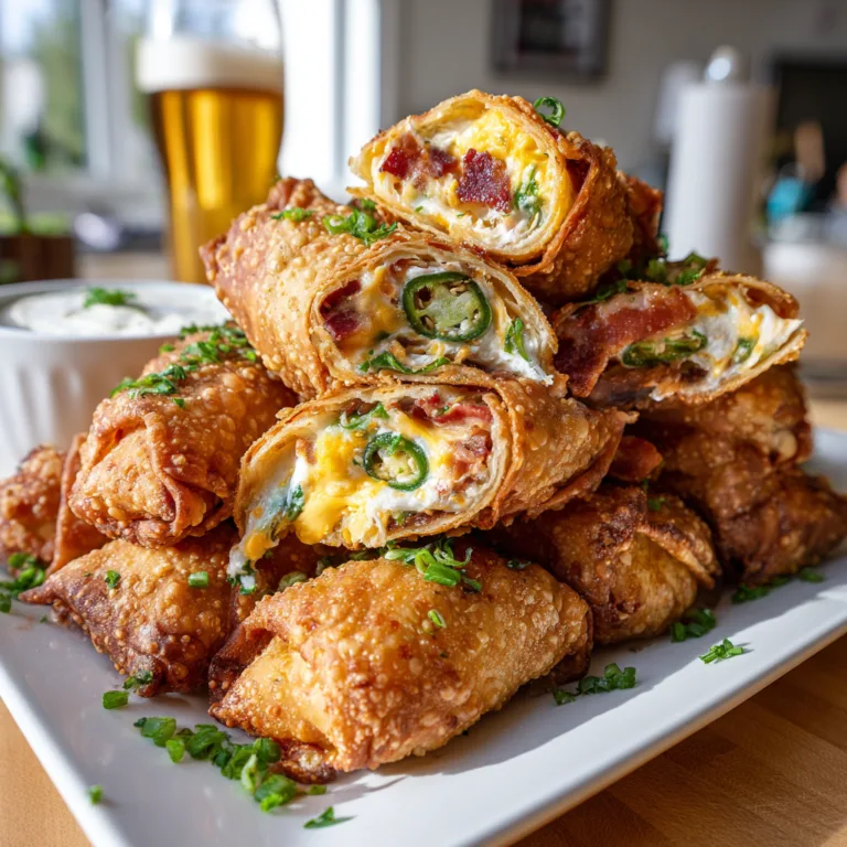 Bacon Jalapeño Popper Eggrolls