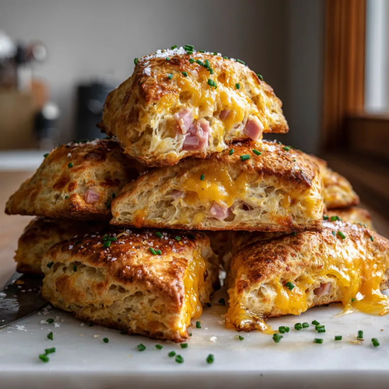 Ham & Cheese Savory Scones: The Ultimate Breakfast Comfort