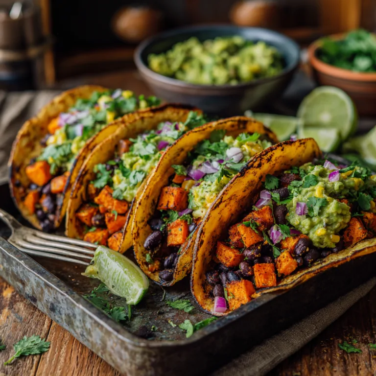 Vibrant & Healthy: Low-Glycemic Sweet Potato and Black Bean Tacos