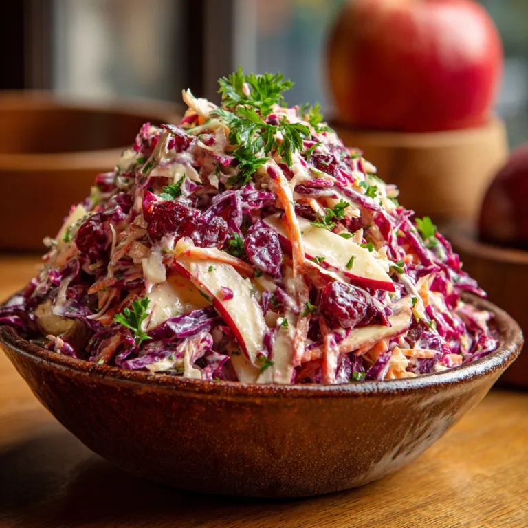 Cranberry Apple Coleslaw Recipe