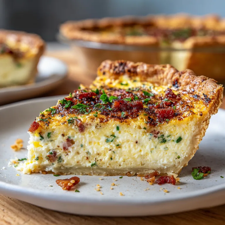Best Ever Bacon & Cheese Quiche