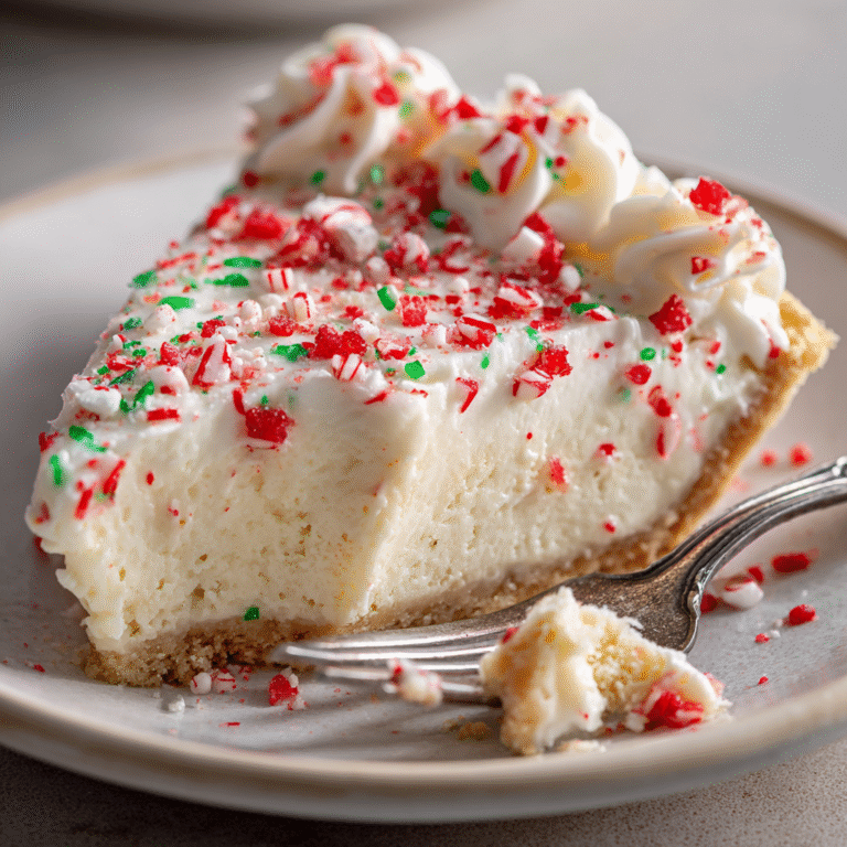 Candy Cane Cookie Pie