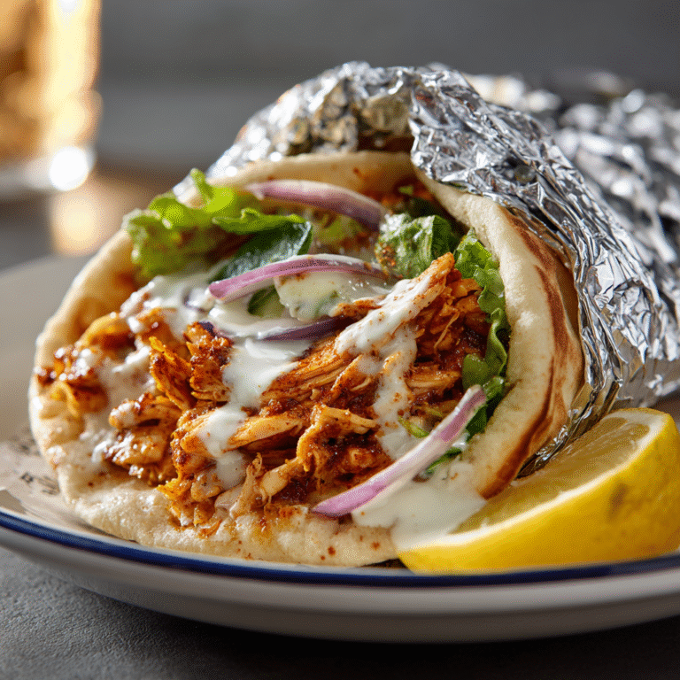 Slow Cooker Chicken Shawarma