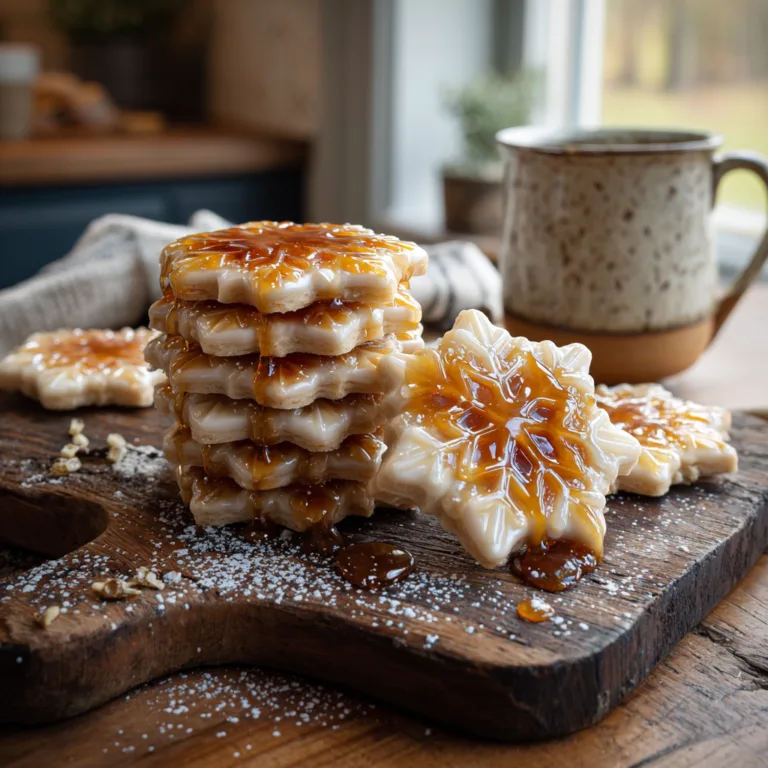 Cardamom Shortbread Cookies with Orange Glaze Recipe