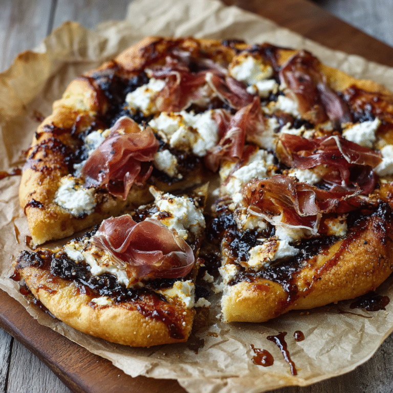 Fig Prosciutto Pizza