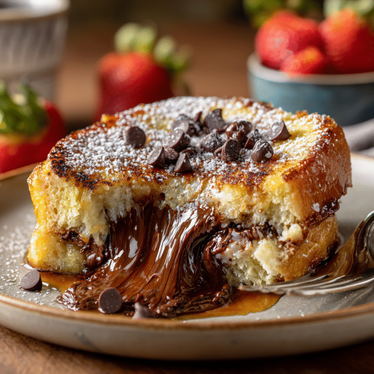 Stuffed Choco French Toast