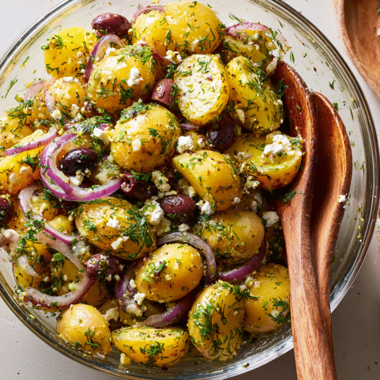 Zesty Greek Potato Salad