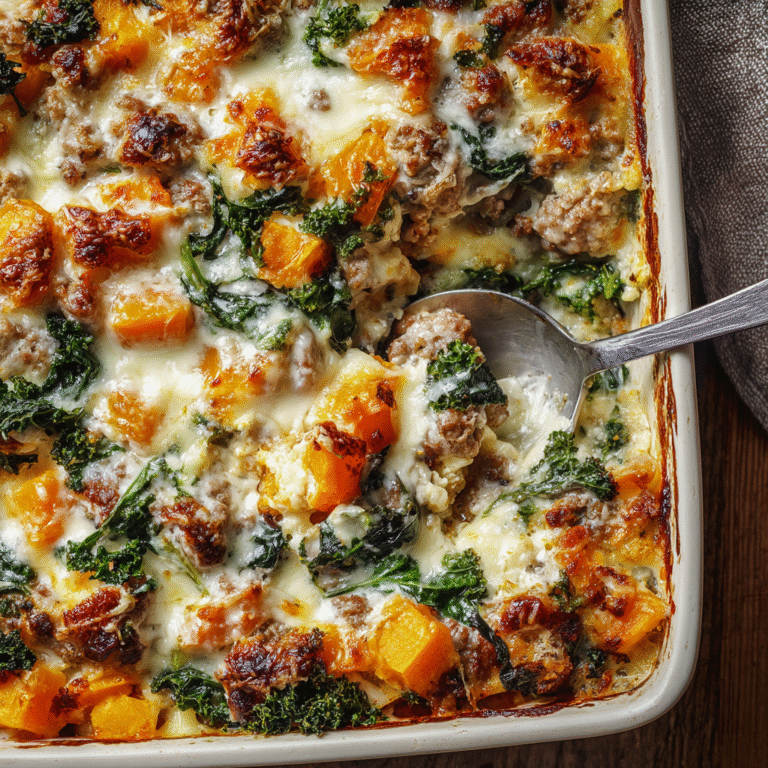 Sausage Squash Casserole