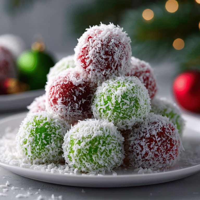 Easy Christmas Jello Balls