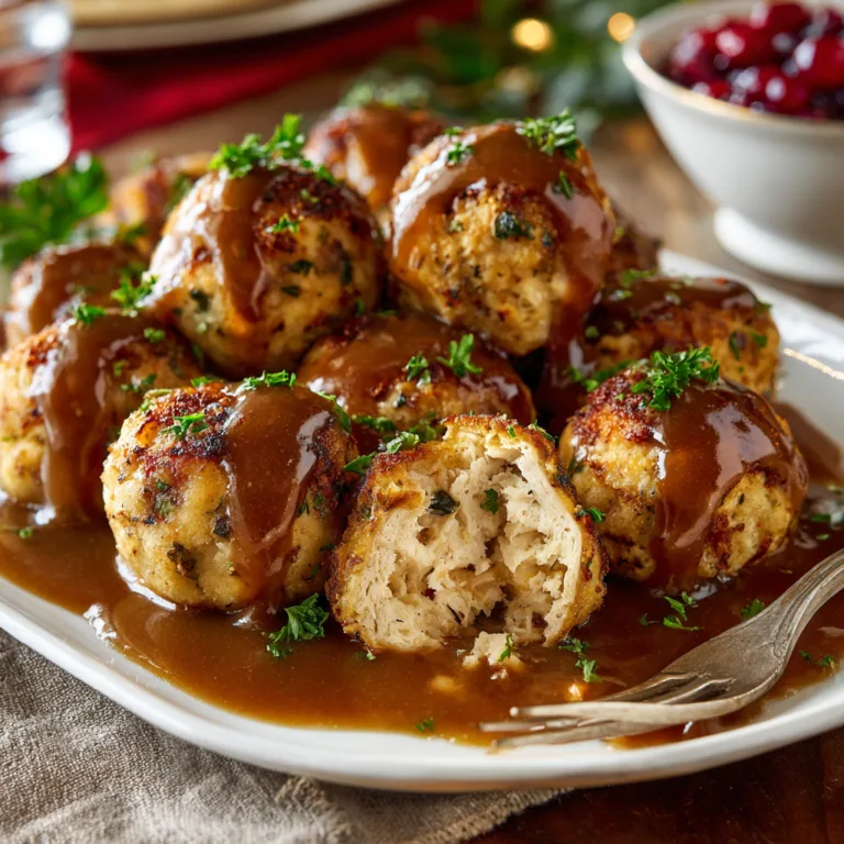 Turkey Stuffing Balls Recipe